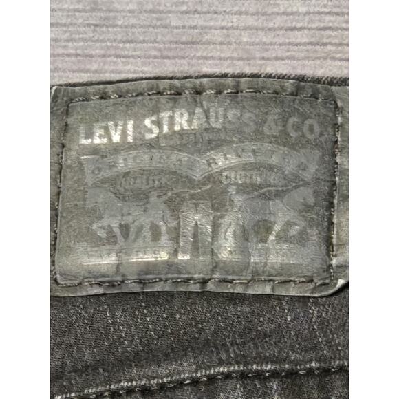 LEVI'S Womens 720‎ Super High Rise Skinny Jeans W28 L28 Black Cotton - Picture 2 of 8